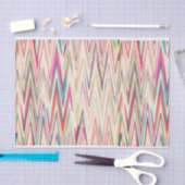 カラフル色彩の鮮やか正弦波ティッシュペーパー 薄葉紙 (クラフト)