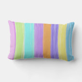 カラフル色彩の鮮やか芸術的ホームデコール ランバークッション (裏面)