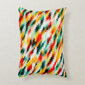 カラフル色数々の抽象芸術模様 アクセントクッション (正面(垂直))