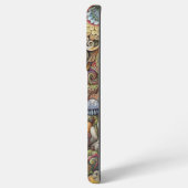 カラフル色数々の洞窟ドードルデザイン SAMSUNG GALAXYケース (裏面横)