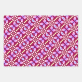 カラフル花びら ラッピングペーパーシート (正面2)