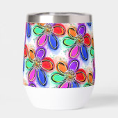 カラフル花アート信仰は愛を願う (背面)