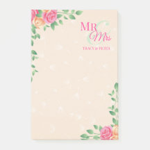 カラフル花ベージュ