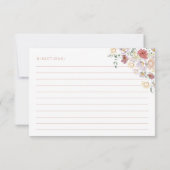 カラフル花ボホブライダルシャワーレシピ (裏面)