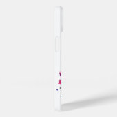 カラフル花モノグラムの Case-Mate iPhoneケース (裏面 / 右)