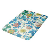 カラフル花伝統的柄 バスマット (アングル)