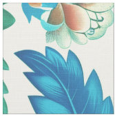 カラフル花伝統的柄 ファブリック (クローズアップ)