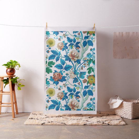 カラフル花伝統的柄 ファブリック (インサイチュ)