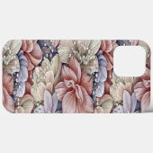 カラフル花桃色クラシックシンプル Case-Mate iPhoneケース (裏面 (横))