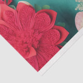 カラフル花模様 薄葉紙 (詳細)