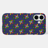カラフル花模様 Case-Mate iPhoneケース (裏面 (横))