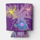 カラフル花火ハッピー第四クーラーボックス 缶クーラー (裏面)