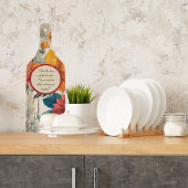 カラフル花素朴のカスタマイズ カッティングボード