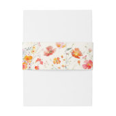 カラフル花結婚の 招待状ベリーバンド (裏面例)