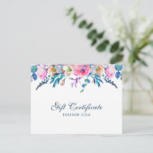 カラフル花縁ど縁ど券 ポストカード (スタンド正面)