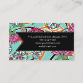 カラフル花葉屋、花屋 名刺 (裏面)