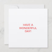 カラフル花離れハッピーバースデー名 カード (裏面)