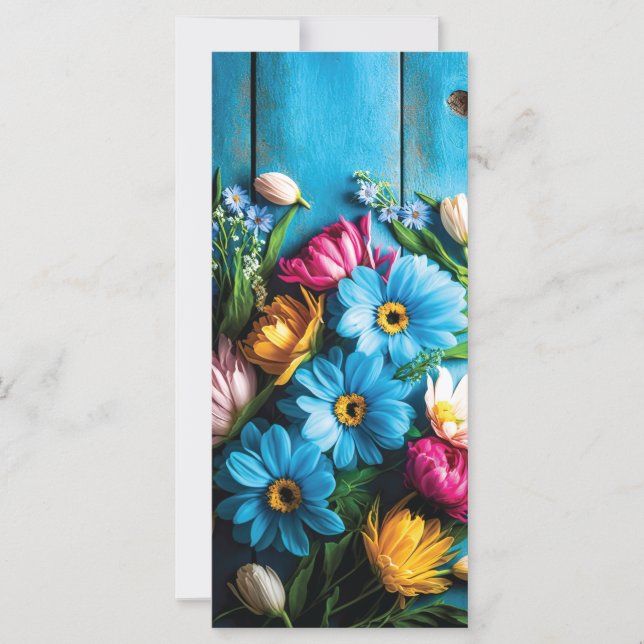 カラフル花 (正面)