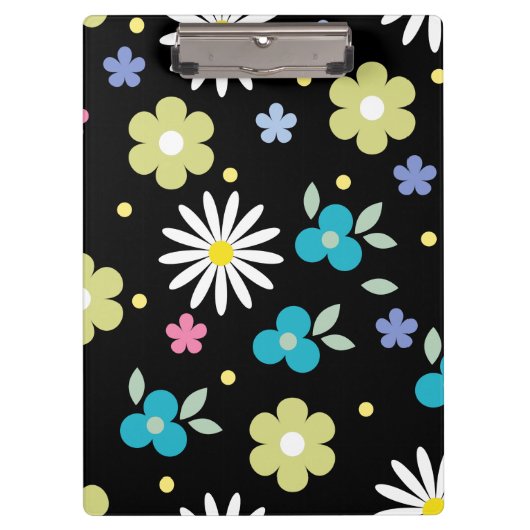 カラフル花 クリップボード (正面)