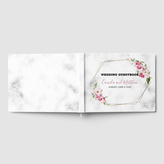 カラフル花 ゲストブック (全面)