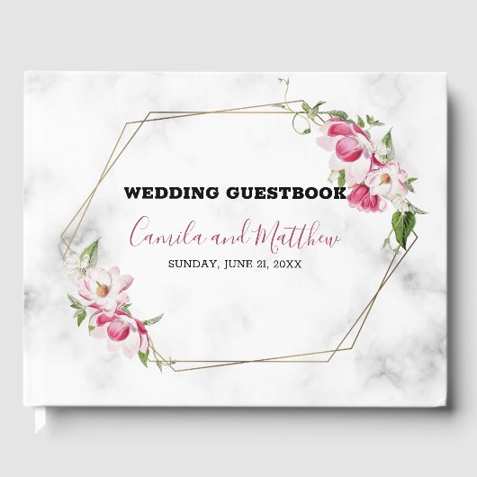 カラフル花 ゲストブック (正面)