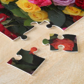 カラフル花 ジグソーパズル (側面)