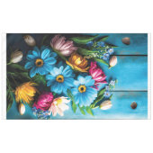 カラフル花 テーブルクロス (正面(横))