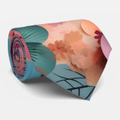 カラフル花 ネクタイ (ロール)