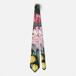 カラフル花 ネクタイ