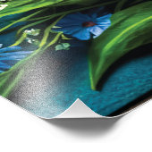 カラフル花 フォトプリント            (角)