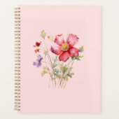 カラフル花 プランナー手帳 (正面)