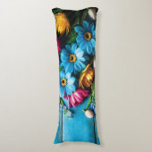 カラフル花 ボディピロー (正面縦)