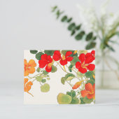 カラフル花 ポストカード (スタンド正面)