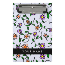 カラフル花、青い背景、黒