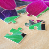 カラフル花#229 - ジグソーパズル (側面)