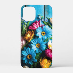 カラフル花 iPhone 12 MINI ケース
