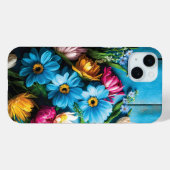 カラフル花 Case-Mate iPhoneケース (裏面 (横))