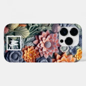 カラフル花 Case-Mate iPhoneケース (裏面 (横))