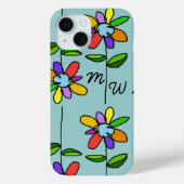 カラフル花 Case-Mate iPhoneケース (裏面)