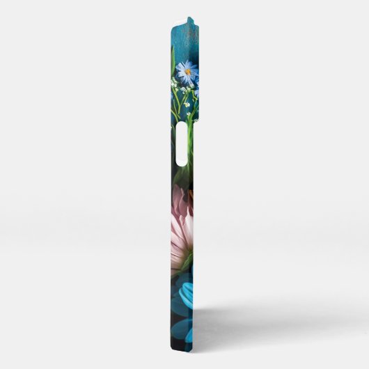 カラフル花 iPhoneケース (右側面)