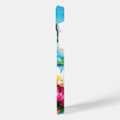 カラフル花 iPhoneケース (左側面)