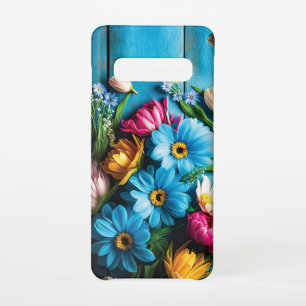 カラフル花 SAMSUNG GALAXY S10ケース