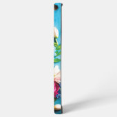 カラフル花 SAMSUNG GALAXYケース (左側面)