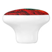 カラフル芸術的モダン抽象芸術の模様#09 セラミックノブ (側面)