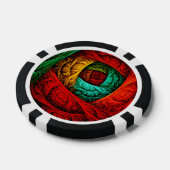 カラフル芸術的モダン抽象芸術の模様#09 ポーカーチップ (シングル)