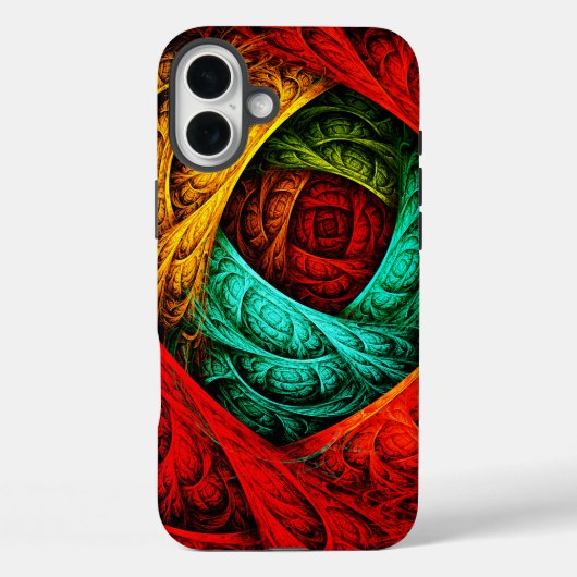 カラフル芸術的モダン抽象芸術の模様#09 Case-Mate iPhoneケース (裏面)