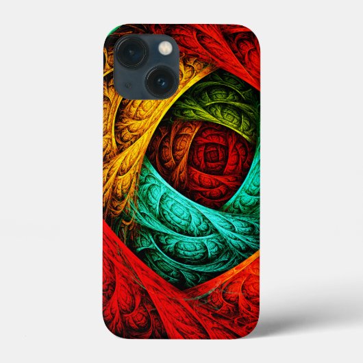 カラフル芸術的モダン抽象芸術の模様#09 Case-Mate iPhoneケース (裏面)