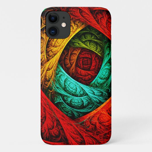 カラフル芸術的モダン抽象芸術の模様#09 Case-Mate iPhoneケース (裏面)