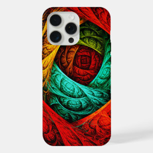 カラフル芸術的モダン抽象芸術の模様#09 iPhone 15 PRO MAXケース