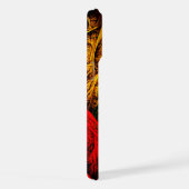 カラフル芸術的モダン抽象芸術の模様#09 iPhoneケース (右側面)